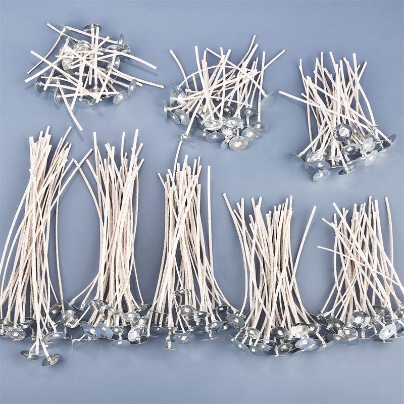 Candle Making Wicks - 30pcs Candle Wicks Low Smoke Pre-Waxed