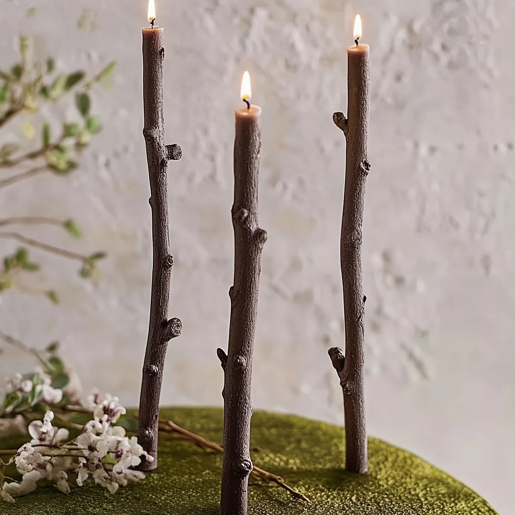 Candle Making Diy Kit - DIY Long Branch Shaped Candle Silicone