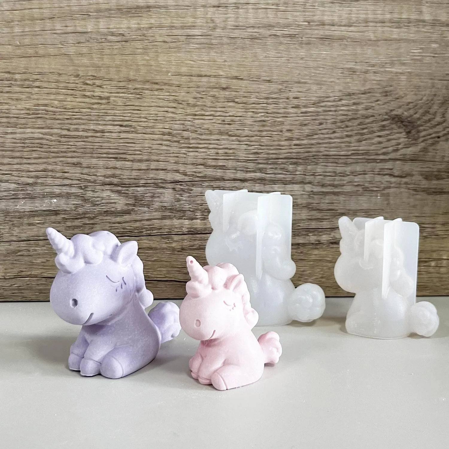Candle Making Tutorial - 3D Geometric Silicone Unicorn Cat Deer