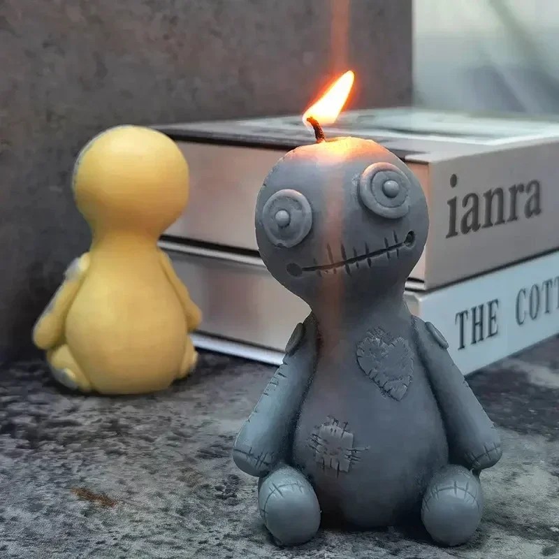 Candle Making Diy Kit - Halloween Curse Doll, candle silicone mold,