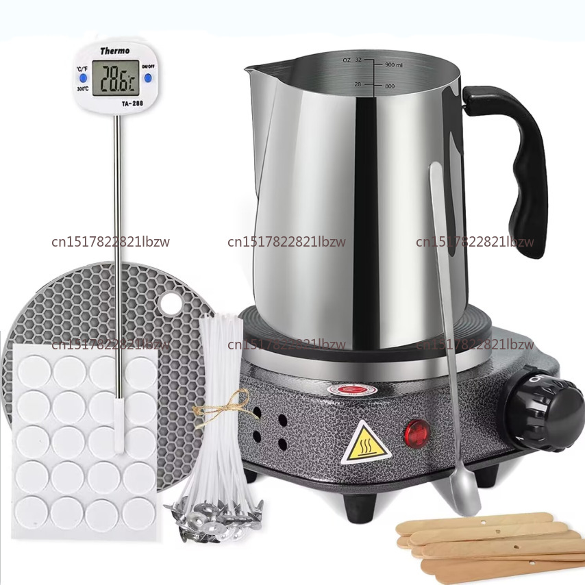 Candle Making Thermometer - Full Candle Making Set: Hot Plate,