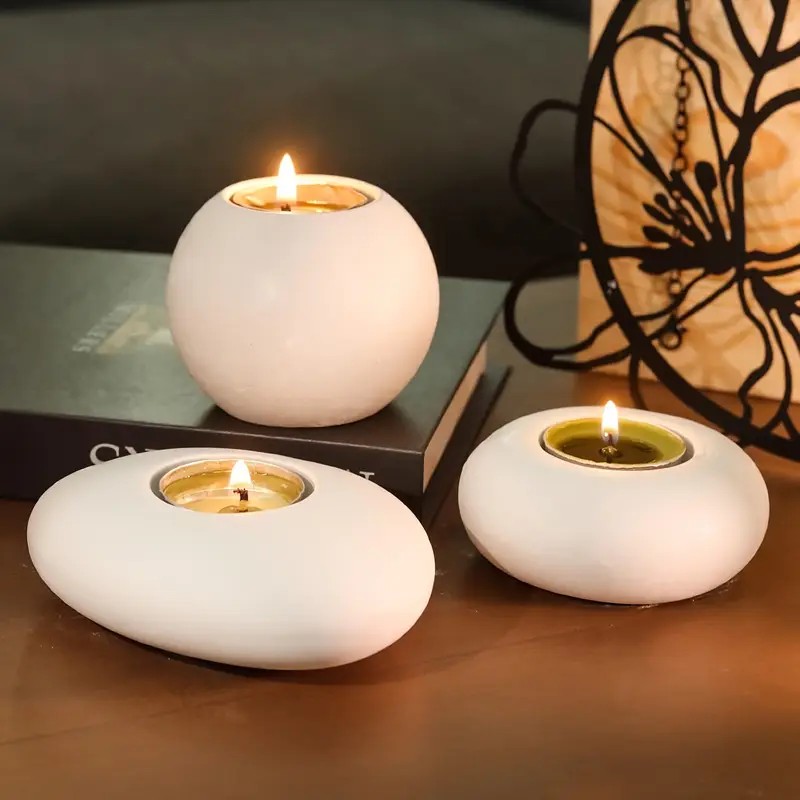 Candle Making Items - Tealight Candle Holder Resin Silicone Mold,