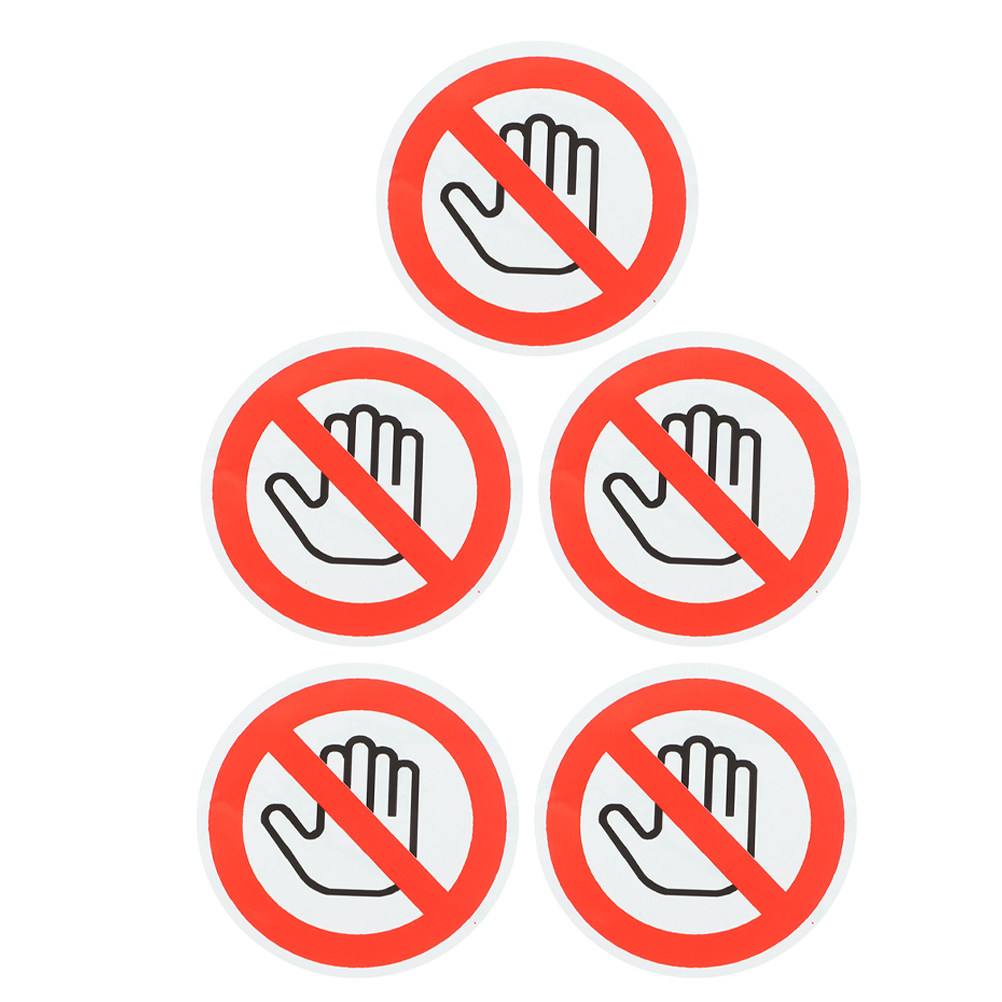 Label Sticker Round - 5Pcs Safety Warning Sticker Do Not