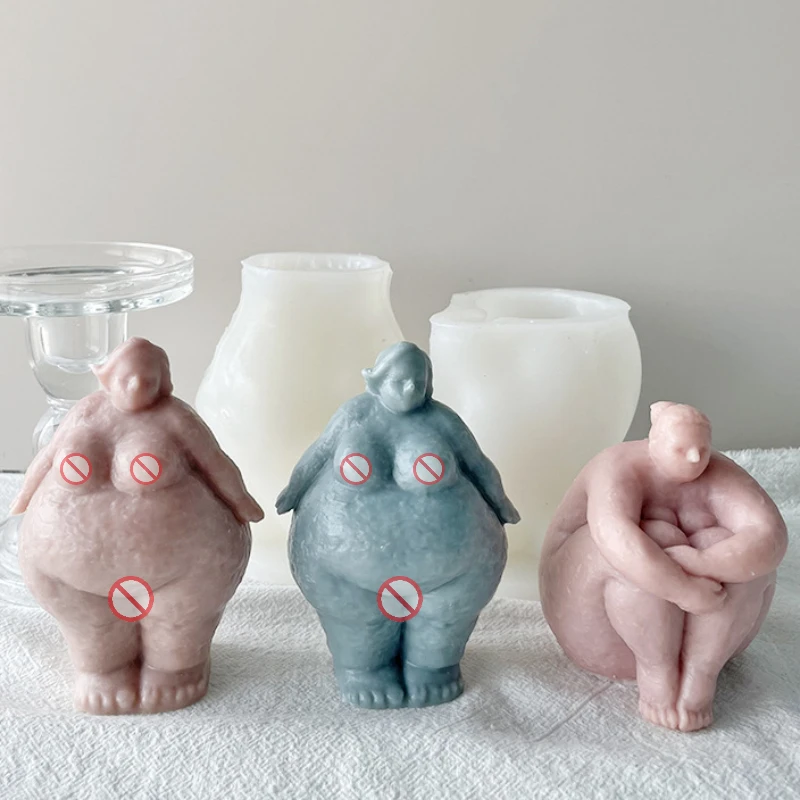 Abstract Human Body Candle Sil - огляд і ціна Candle Making Fat