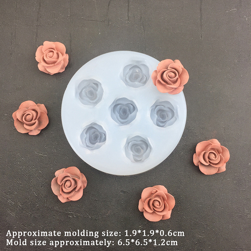 3D Rose Flower Shape Leaf Sili - огляд і ціна Candle Making Items