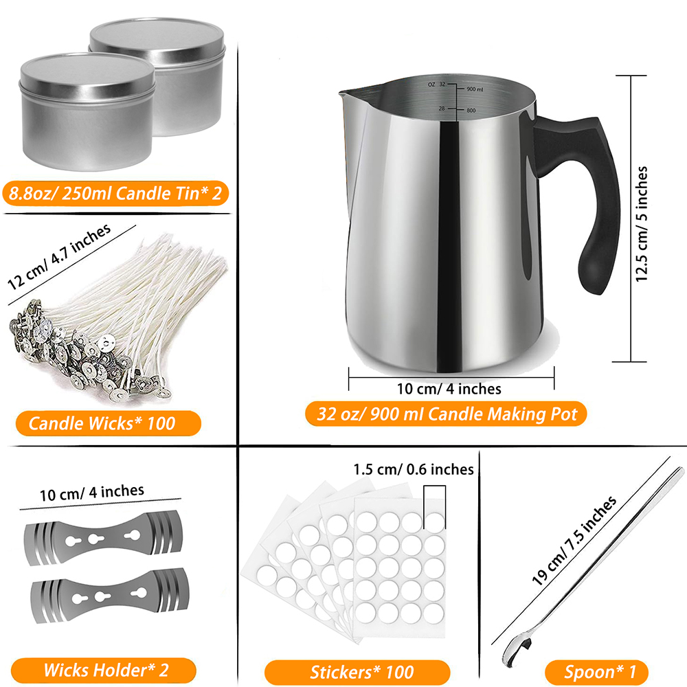 Candle Making Starter Kit Supp - огляд і ціна Candle Making Wicks