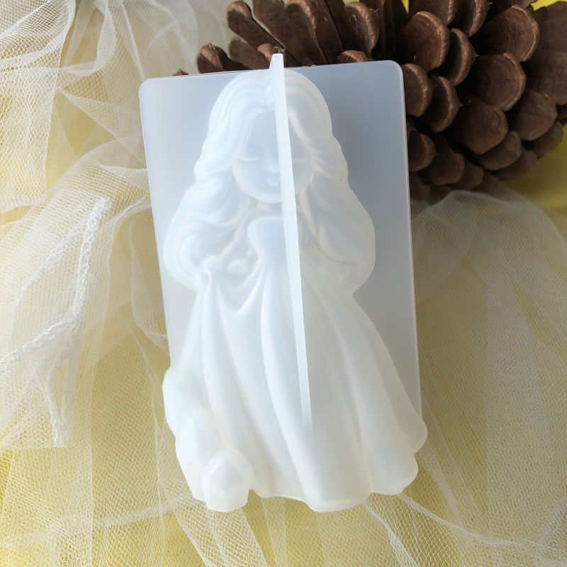3D Cute Princess Silicone Cand - огляд і ціна Candle Making Items