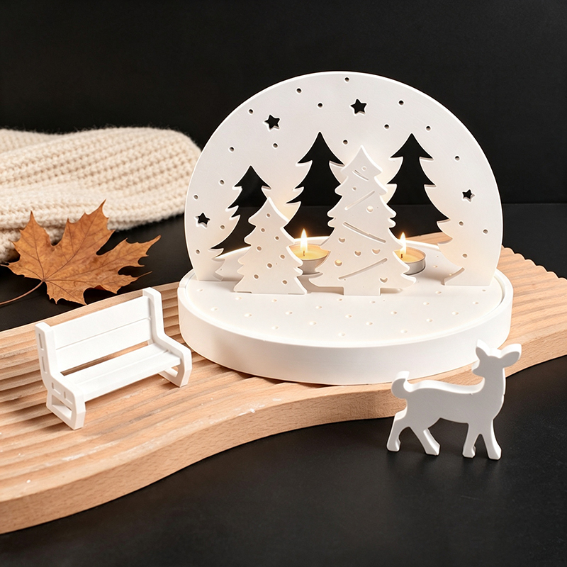 Christmas Elk Tealight Candle  - огляд і ціна Candle Making Items