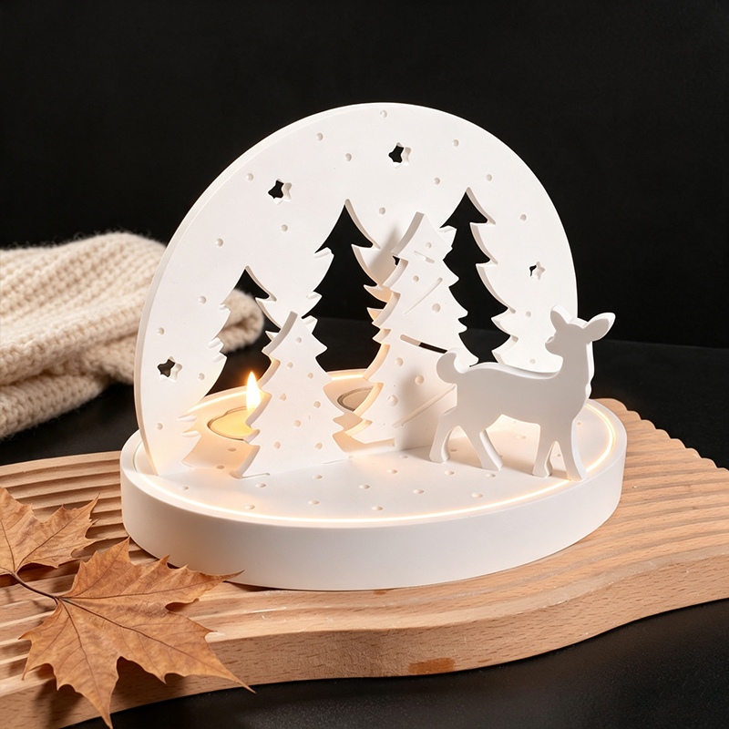 Christmas Elk Tealight Candle  - огляд і ціна Candle Making Items