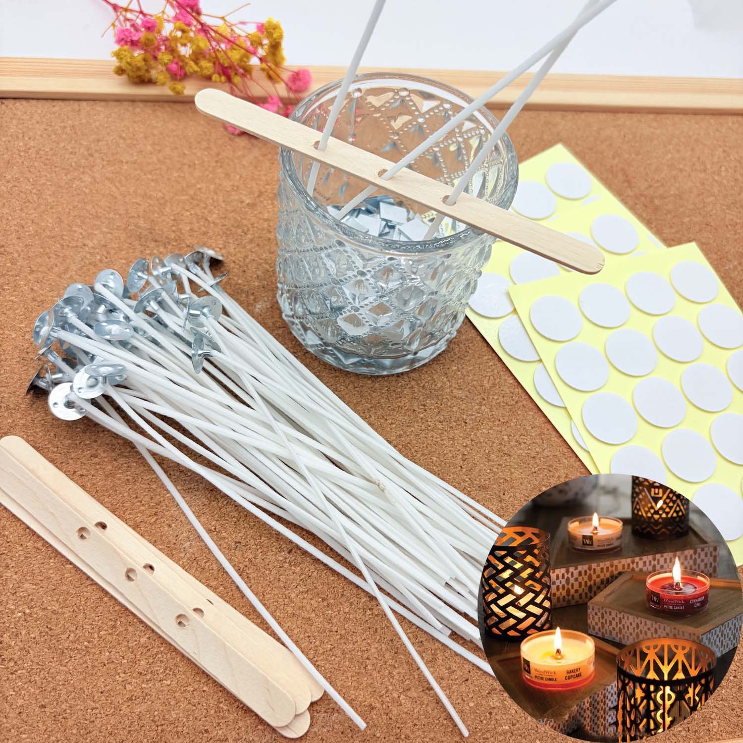 1 SET Candle Making DIY Kits S - огляд і ціна Candle Making Wicks