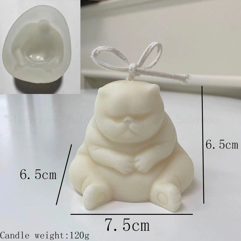 Fat Cat Candle Molds silicone  - огляд і ціна Candle Making Fat