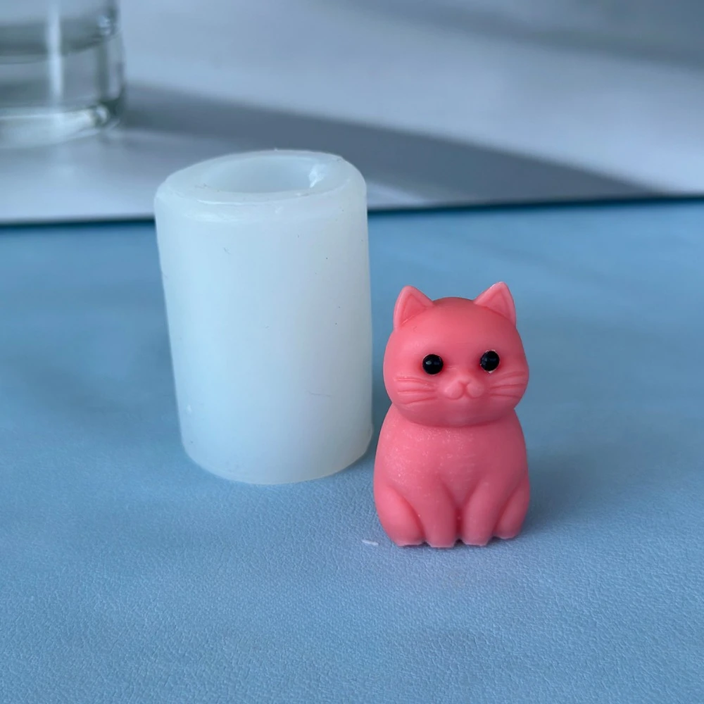 3D fat cat  Animal Silicone Ca - огляд і ціна Candle Making Fat