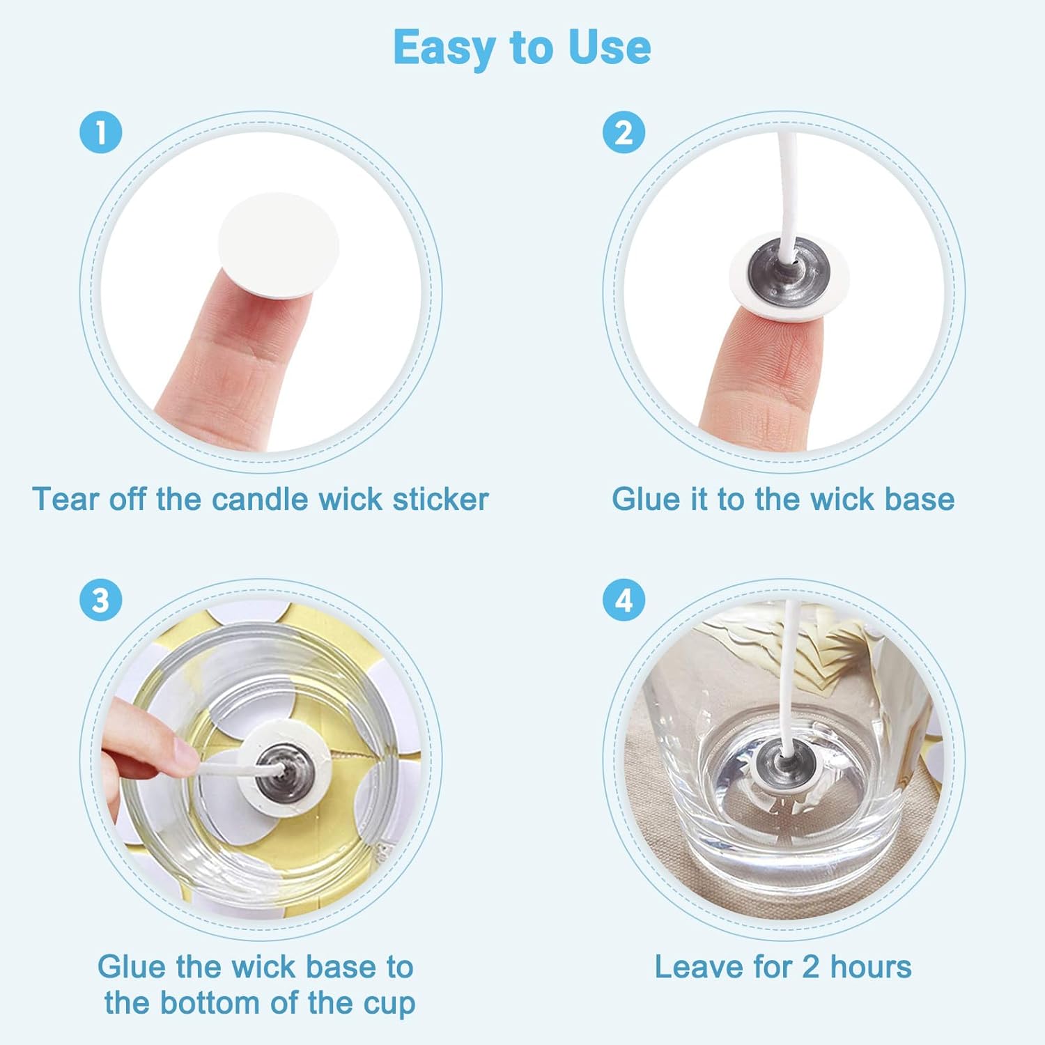 400PCS/100PCS Candle Wick Stic - огляд і ціна Candle Making Wicks