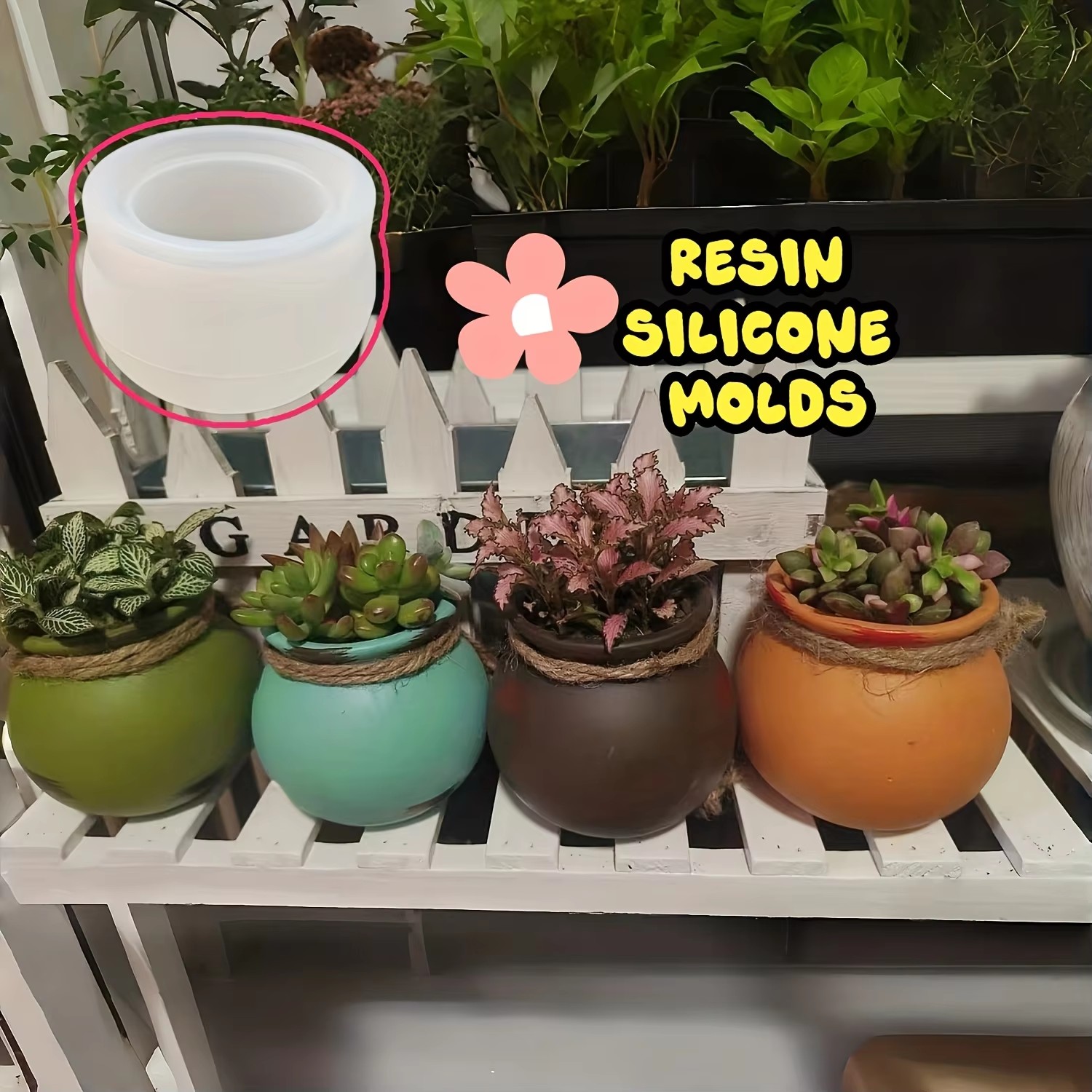 Silicone Flower Pot Molds, Res - огляд і ціна Candle Making Scents