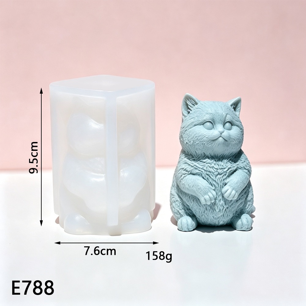 3D Fat Cat Aromatherapy Candle - огляд і ціна Candle Making Fat