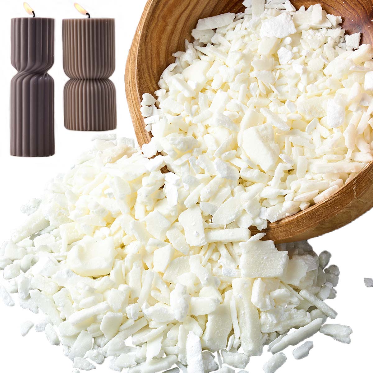 1 Pounds Pure White Soy Wax Fo - огляд і ціна Candle Making Diy Kit