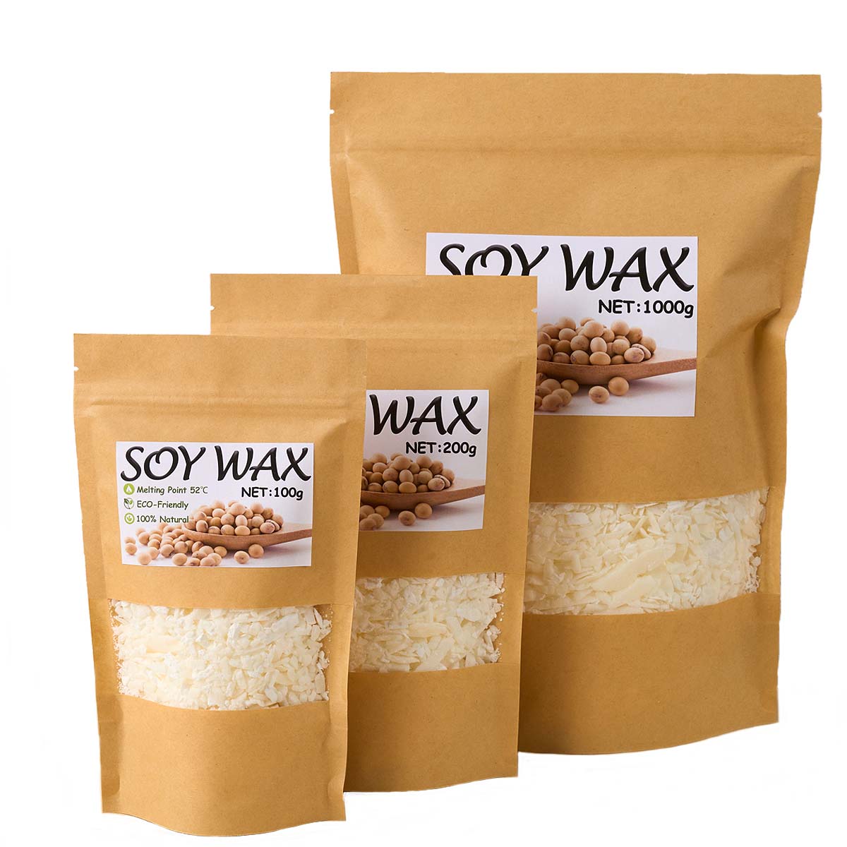 1 Pounds Pure White Soy Wax Fo - огляд і ціна Candle Making Diy Kit