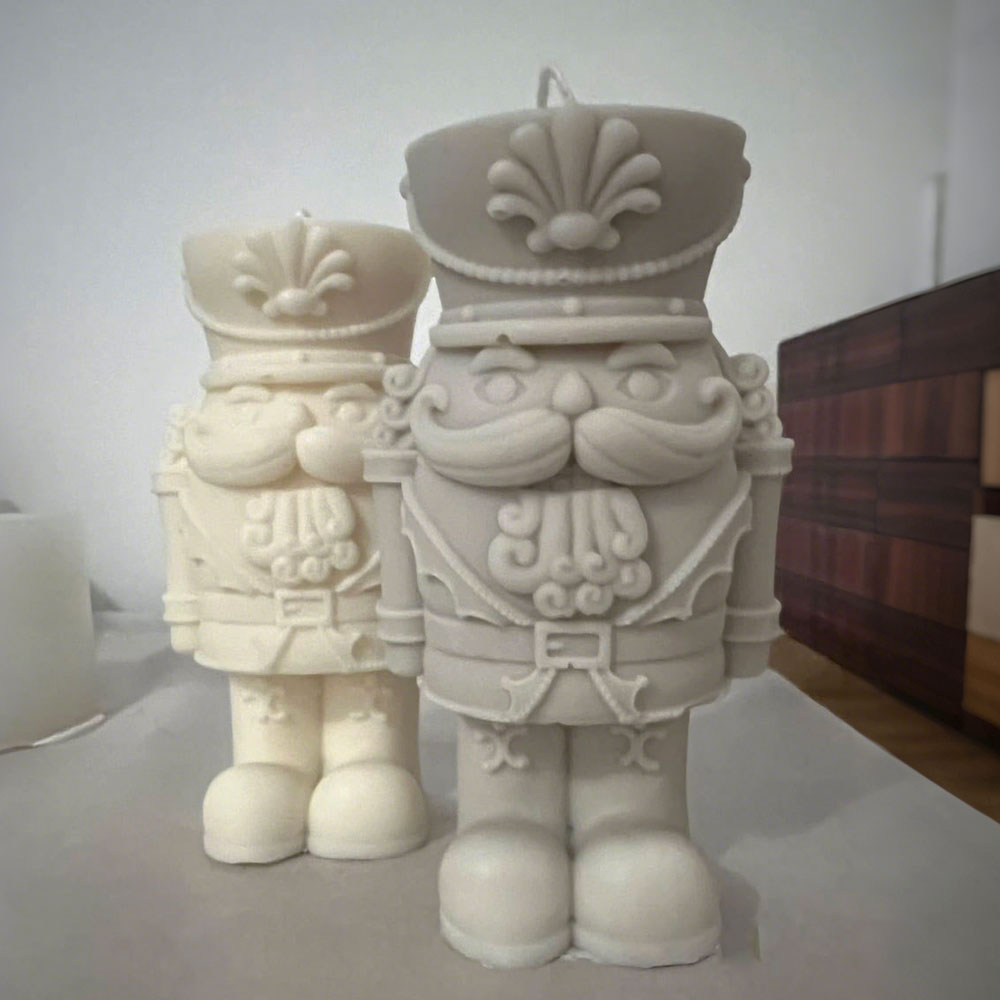 Nutcracker Soldier Silicone Ca - огляд і ціна Candle Making Fat