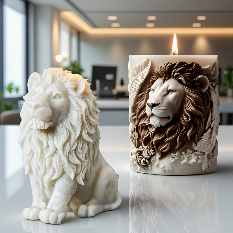 3D Lion Relief Candle Mold - F - огляд і ціна Candle Making Thermometer