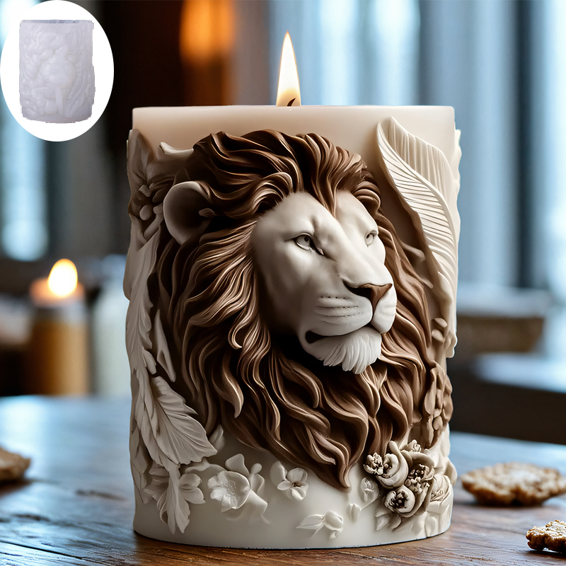 3D Lion Relief Candle Mold - F - огляд і ціна Candle Making Thermometer