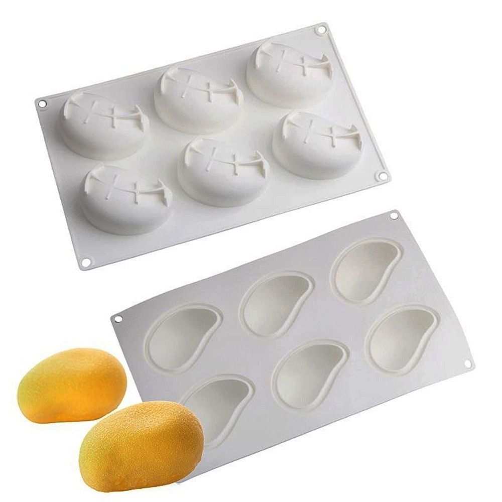 6 Cavity Mango Shaped Cake Mol - огляд і ціна Candle Making Items