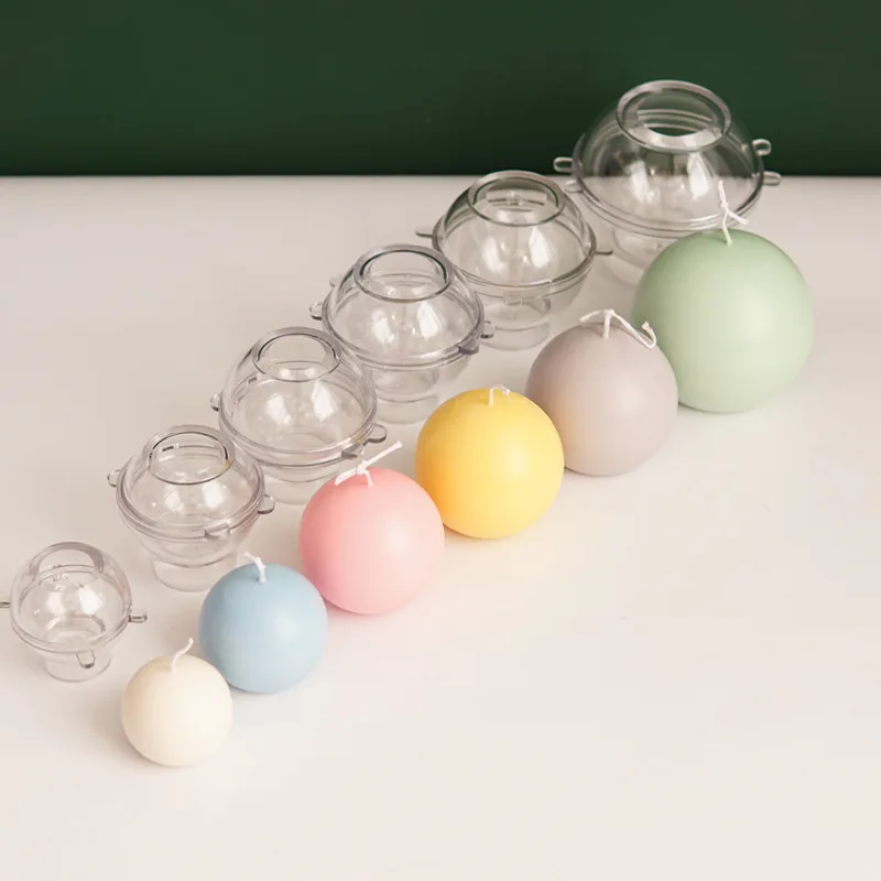 5-8cm Spherical Candle Plastic - огляд і ціна Candle Making Diy Kit