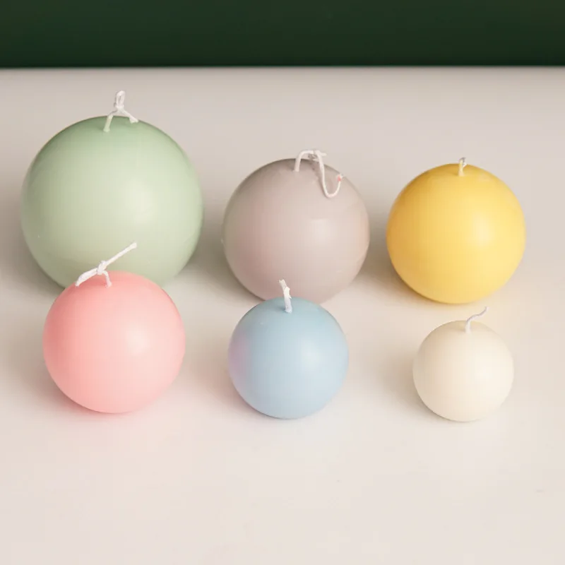 5-8cm Spherical Candle Plastic - огляд і ціна Candle Making Diy Kit