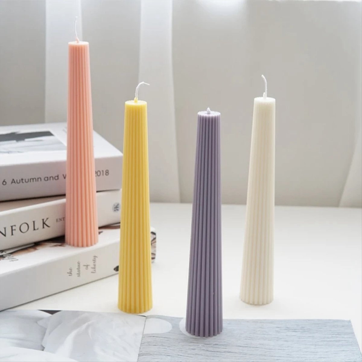 *ABAB Striped Long Pole Column - огляд і ціна Candle Making Diy Kit
