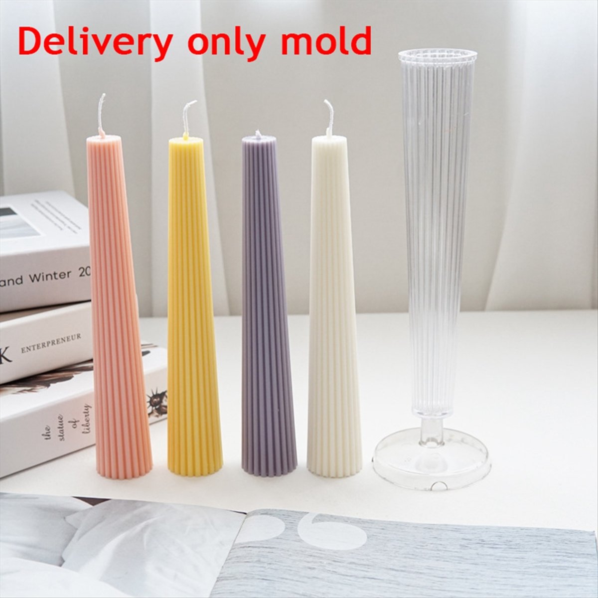 *ABAB Striped Long Pole Column - огляд і ціна Candle Making Diy Kit