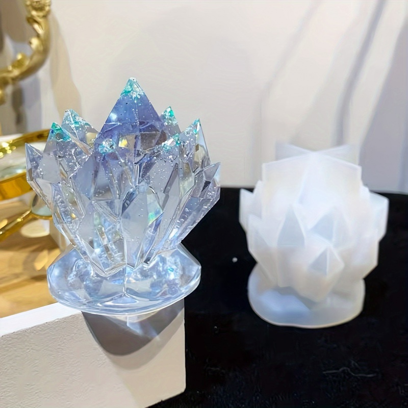 1pcCrystal Cluster Decorative  - огляд і ціна Candle Making Moulds