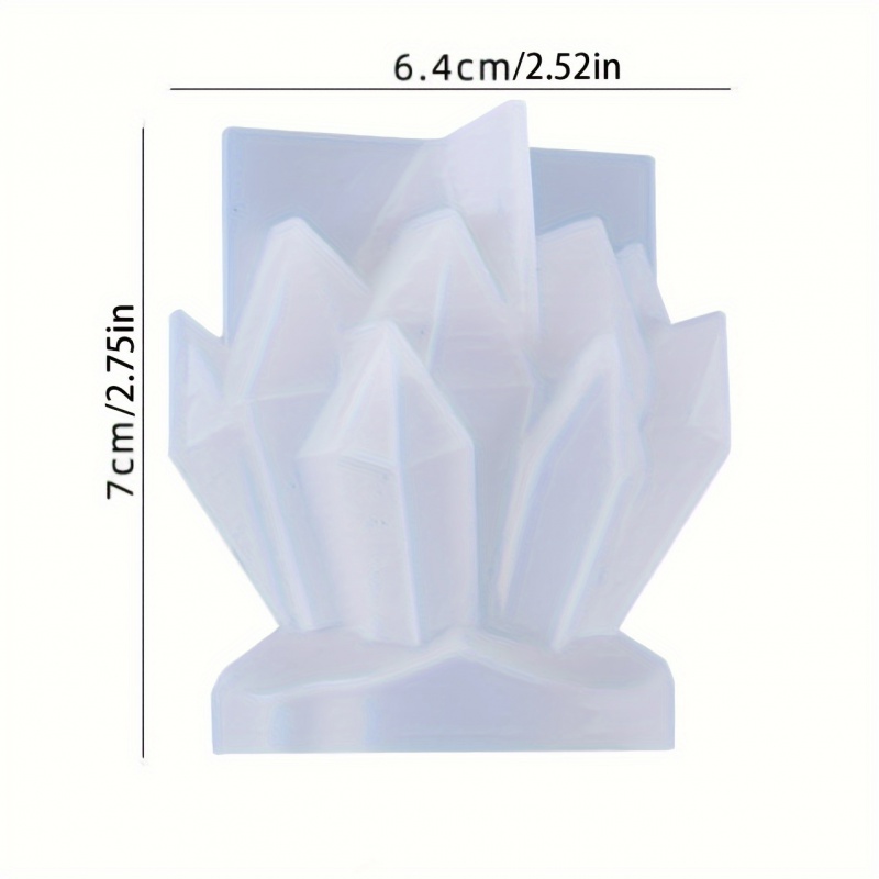 1pcCrystal Cluster Decorative  - огляд і ціна Candle Making Moulds