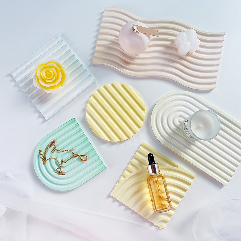 DIY Striped Wave Tray Mold For - огляд і ціна Candle Making Items