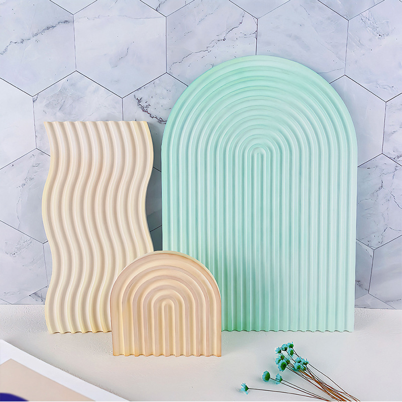 DIY Striped Wave Tray Mold For - огляд і ціна Candle Making Items
