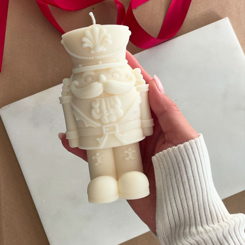Nutcrackers Soldier Candle Mol - огляд і ціна Candle Making Fat