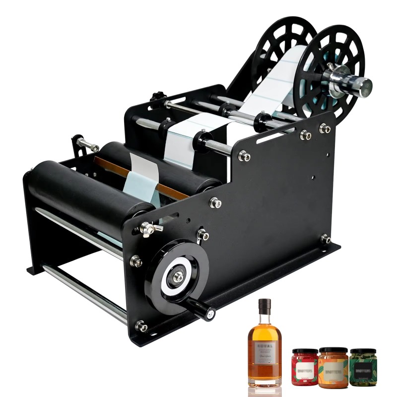 Manual Round Bottle Labeling M - огляд і ціна Label Sticker Round