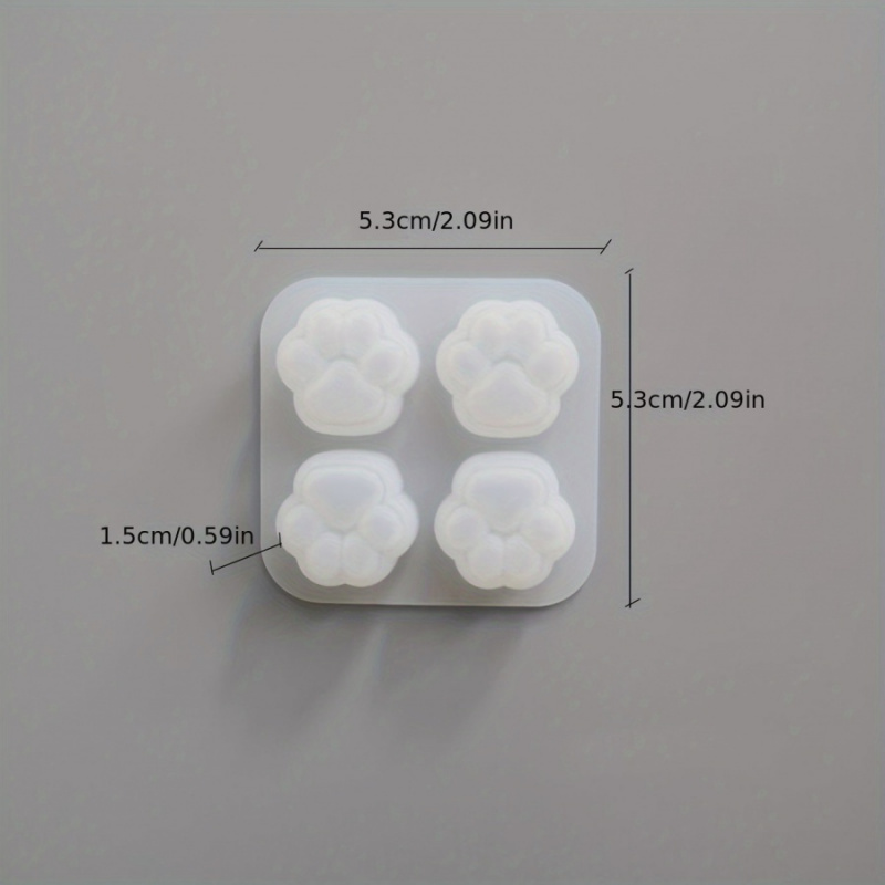 1Cat Paw Pattern Silicone Mold - огляд і ціна Candle Making Items