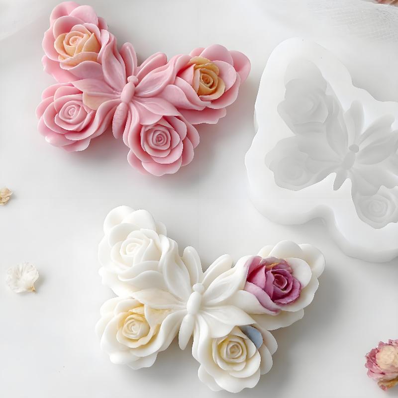 DIY Rose Butterfly Form Silico - огляд і ціна Candle Making Items