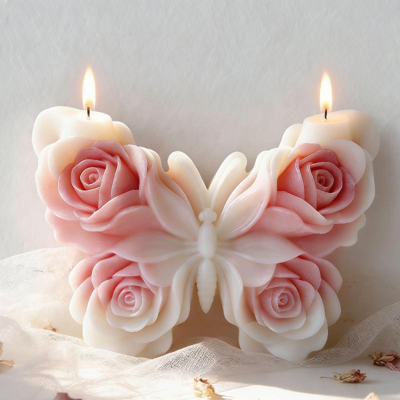 DIY Rose Butterfly Form Silico - огляд і ціна Candle Making Items