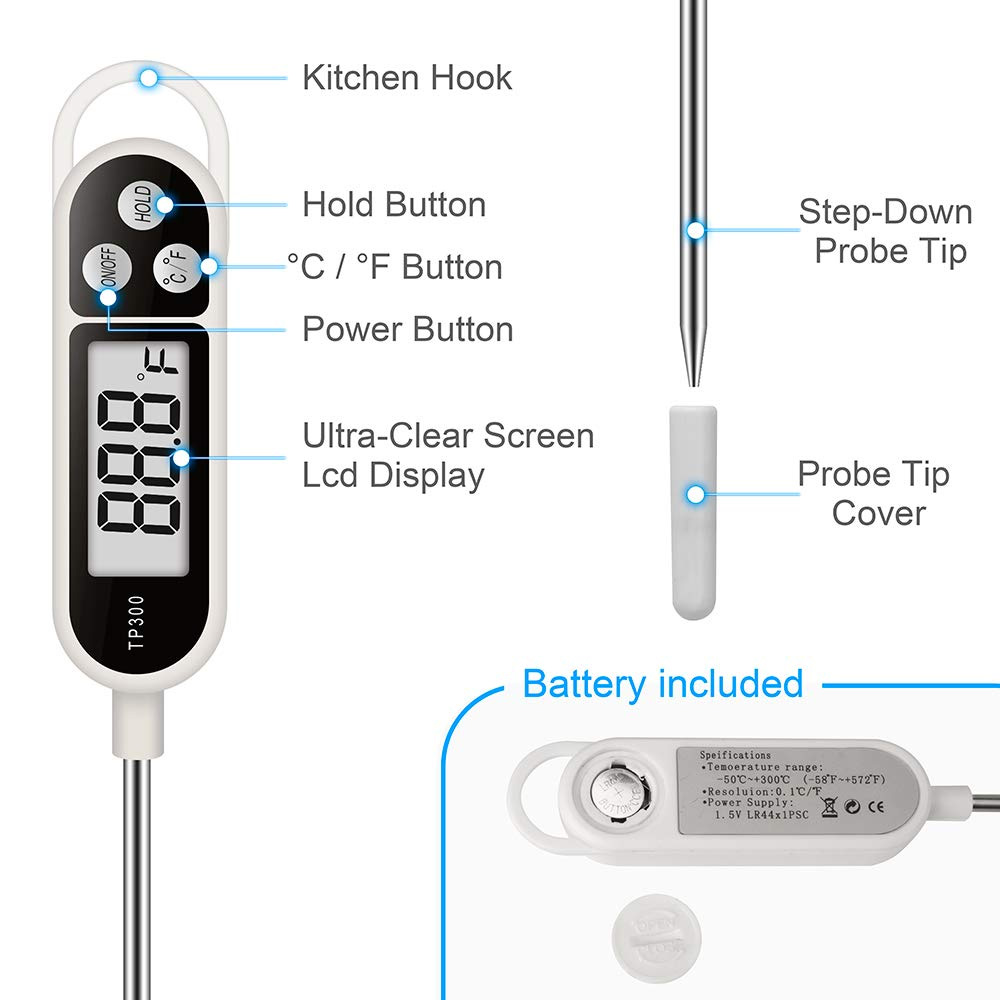 Digital Meat Food Thermometer  - огляд і ціна Candle Making Thermometer