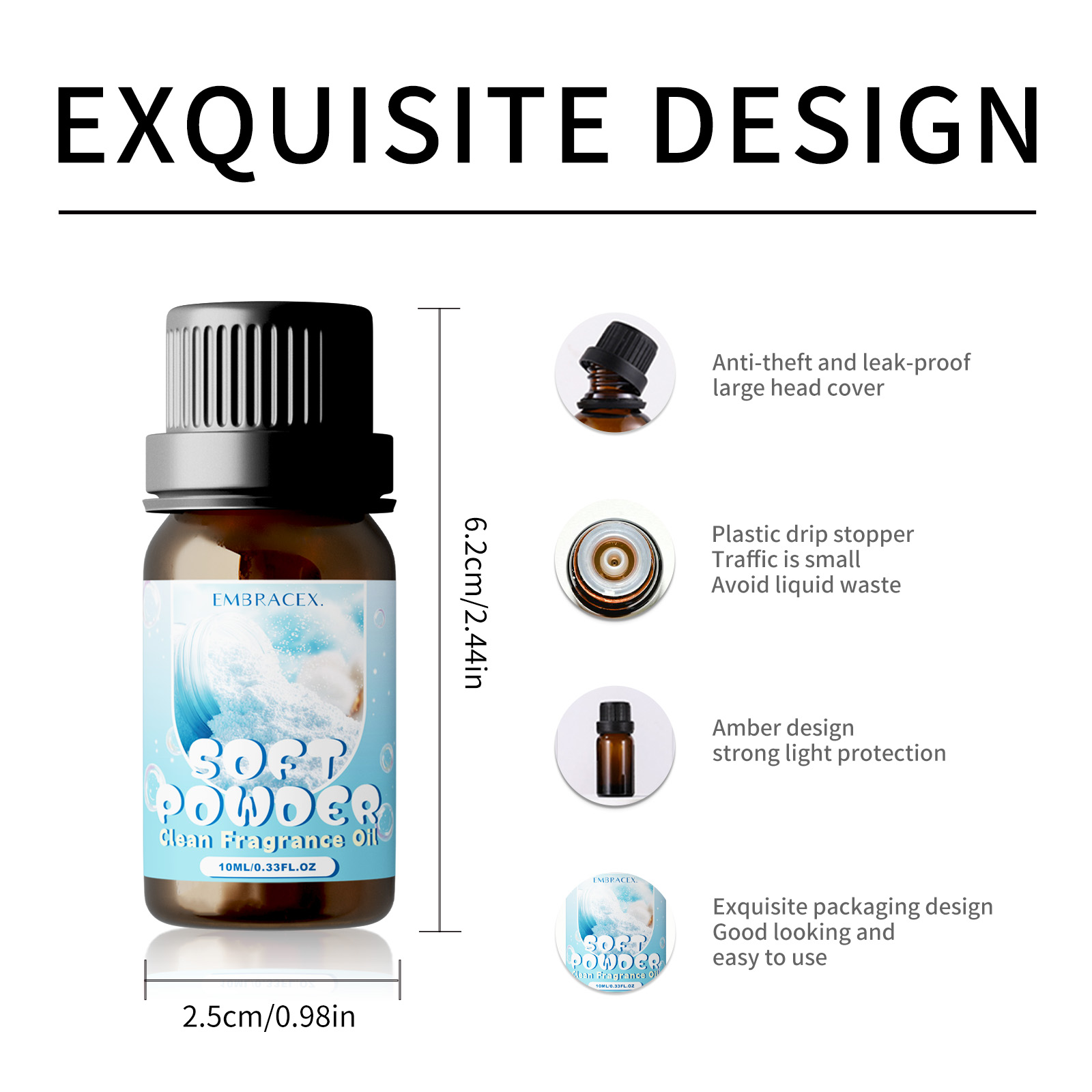 10ml Soft Powder Essential Oil - огляд і ціна Candle Making Scents